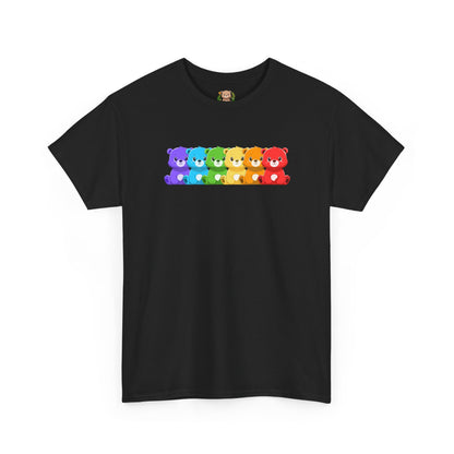 Rainbow bears hug unisex crewneck t-shirt