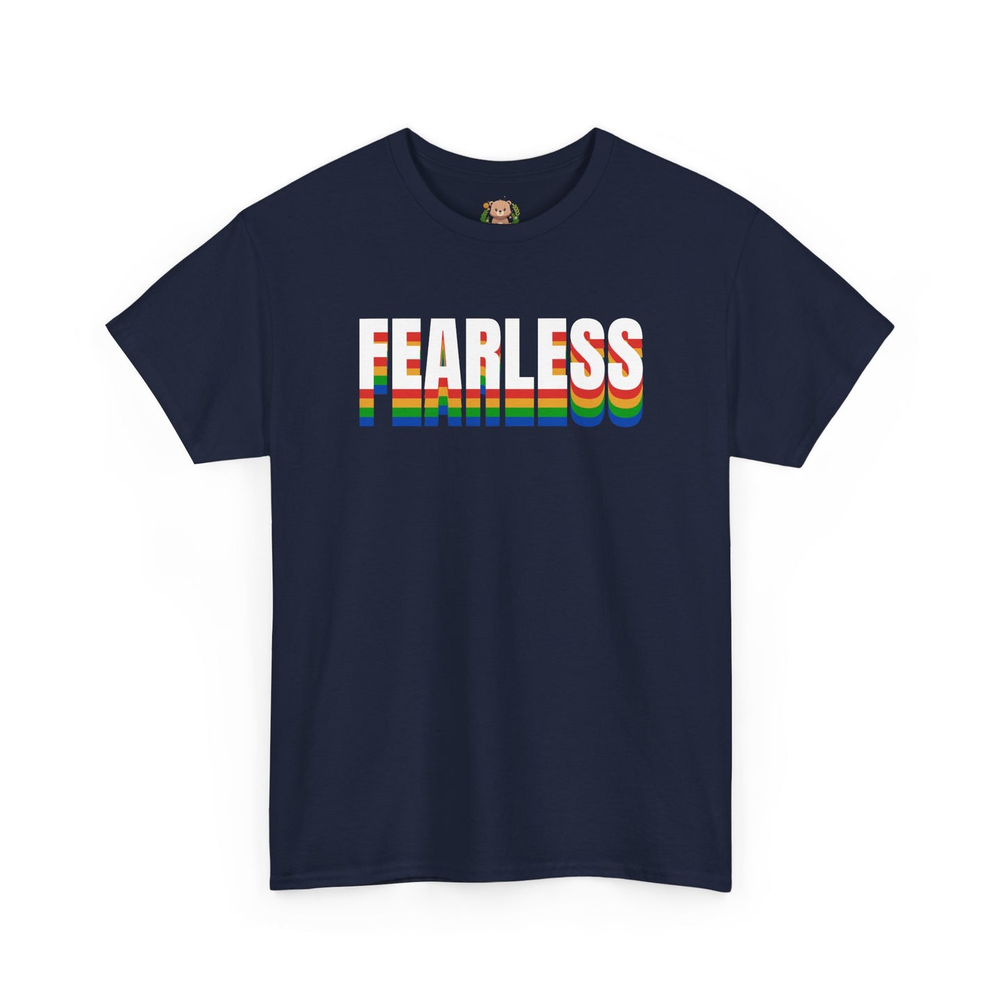 Fearless rainbow (front) unisex crewneck t-shirt