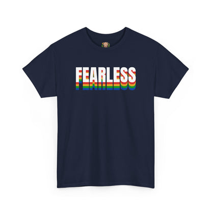 Fearless rainbow (front) unisex crewneck t-shirt