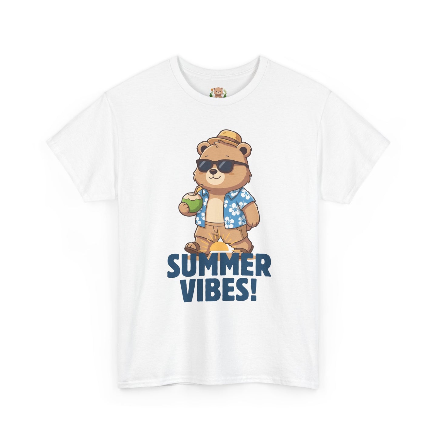 Summer vibes (front) unisex crewneck t-shirt