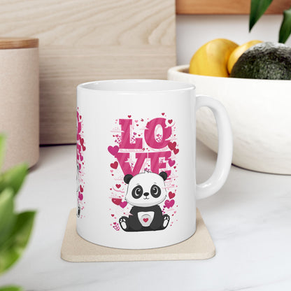 Love bears ceramic coffee/tea mug/cup (11oz/15oz)