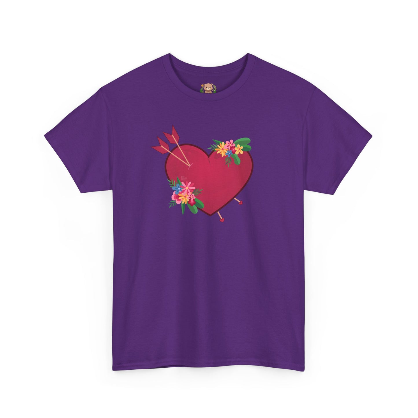 Heart full of love (front) unisex crewneck t-shirt