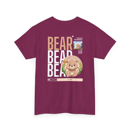 Bear bear bear hug (back) unisex crewneck t-shirt