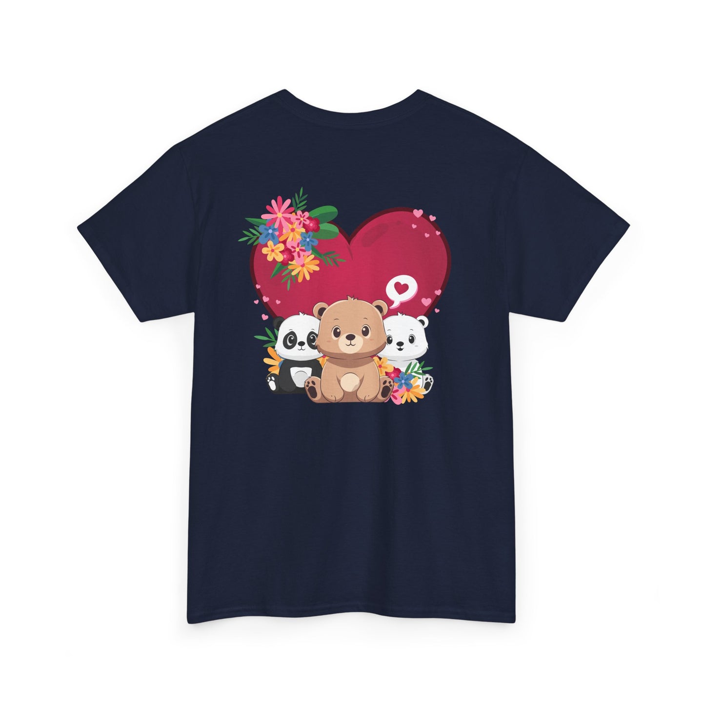 Bears full of love (back) unisex crewneck t-shirt