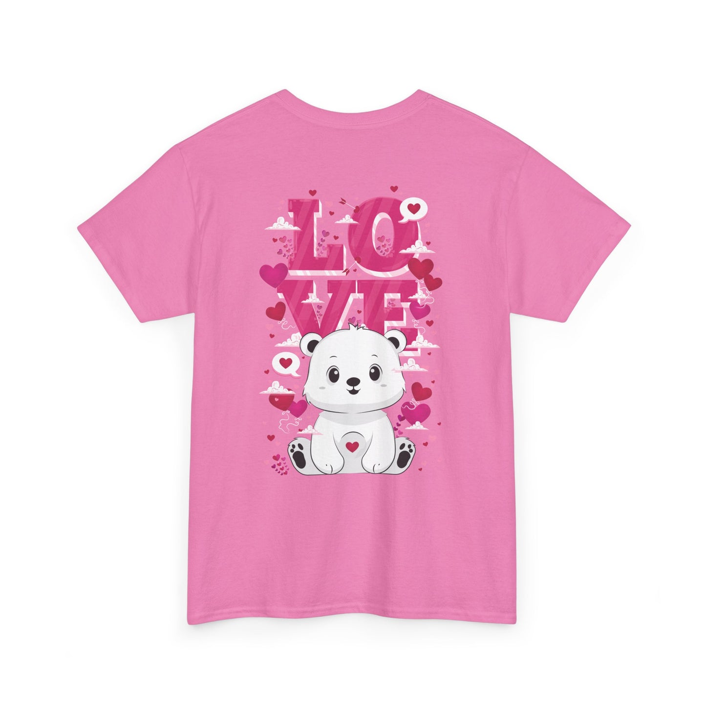 Snojo bear's love (back) unisex crewneck t-shirt