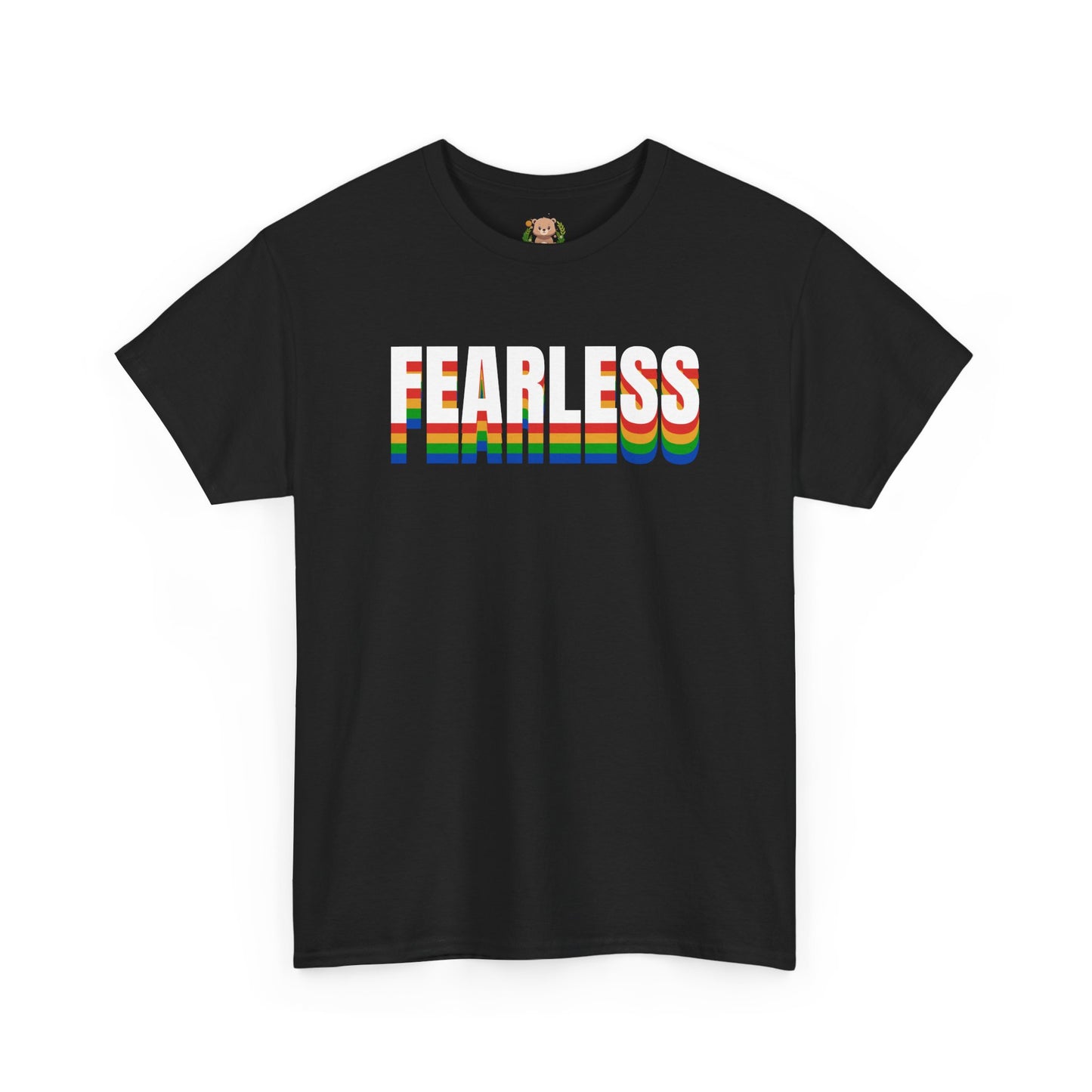 Fearless rainbow (front) unisex crewneck t-shirt