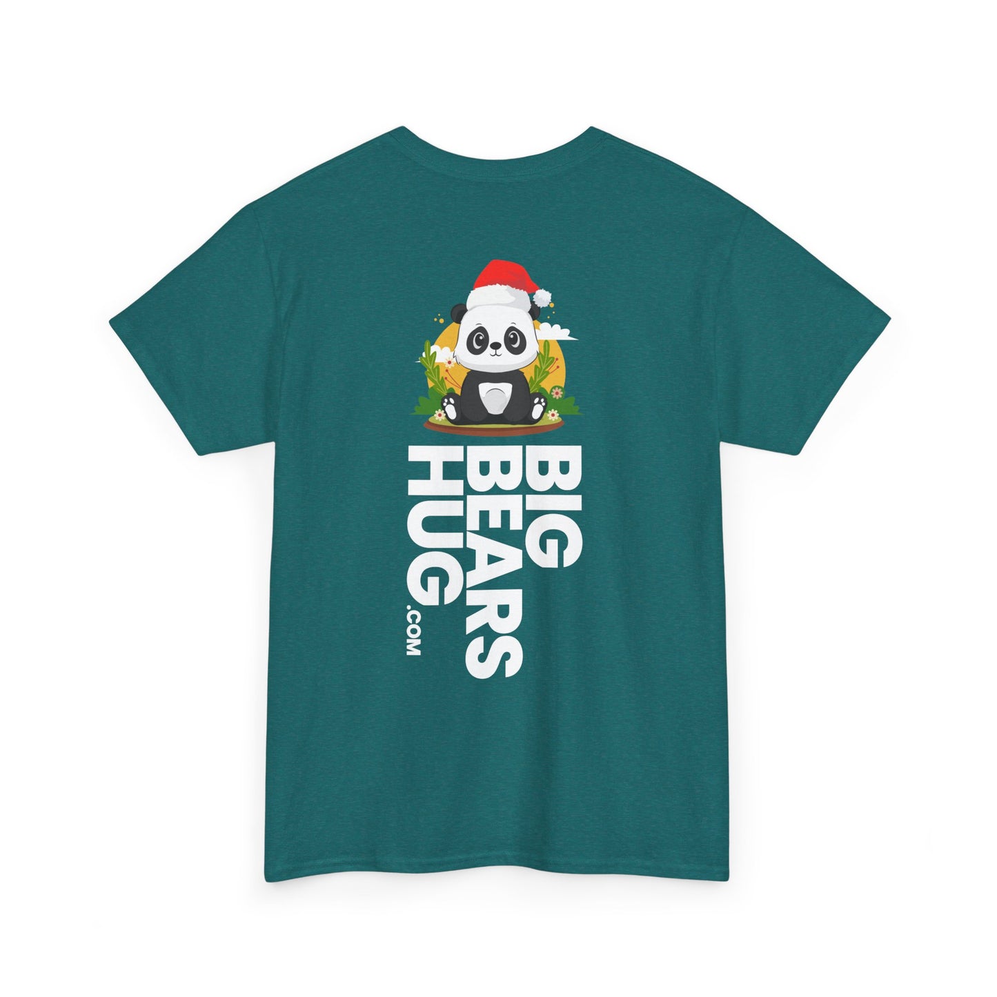 Macho bear hug (back) Christmas unisex crewneck t-shirt