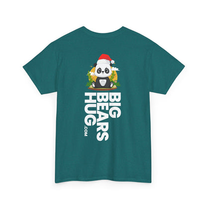 Macho bear hug (back) Christmas unisex crewneck t-shirt