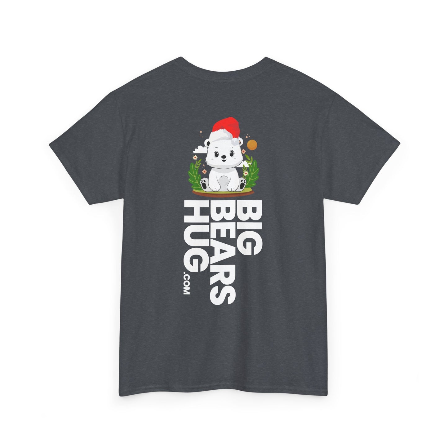 Snojo bear hug (back) Christmas unisex crewneck t-shirt