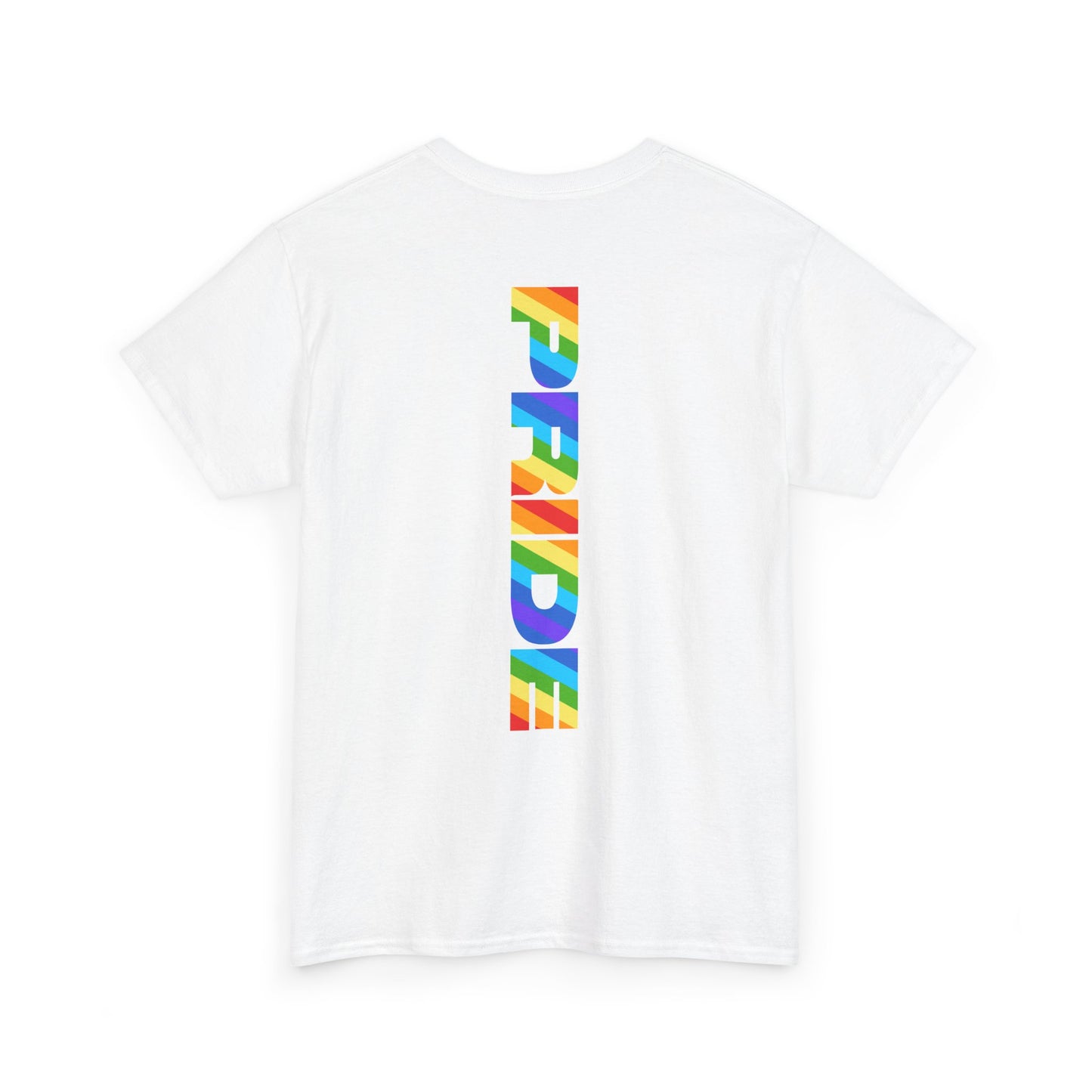 Pride rainbow (back) unisex crewneck t-shirt