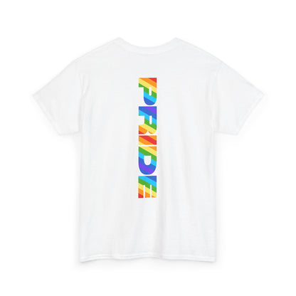 Pride rainbow (back) unisex crewneck t-shirt