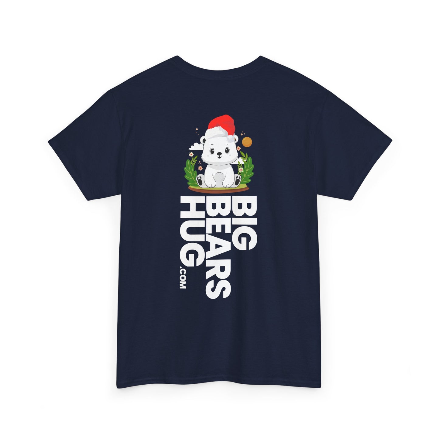 Snojo bear hug (back) Christmas unisex crewneck t-shirt