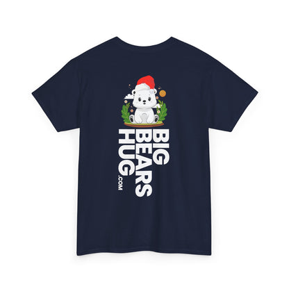 Snojo bear hug (back) Christmas unisex crewneck t-shirt