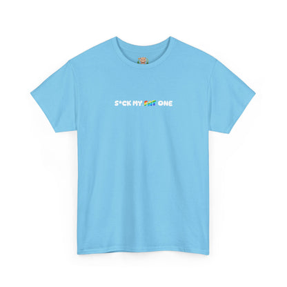 Suck my fat one rainbow mini (front) unisex crewneck t-shirt