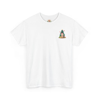 Peek a booo Christmas mini Santa bears (front) unisex crewneck t-shirt