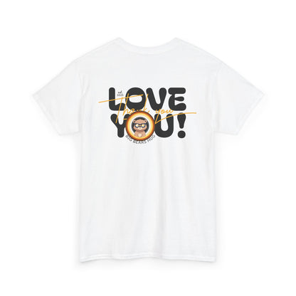Love you and thank you bear flag (back) unisex crewneck t-shirt