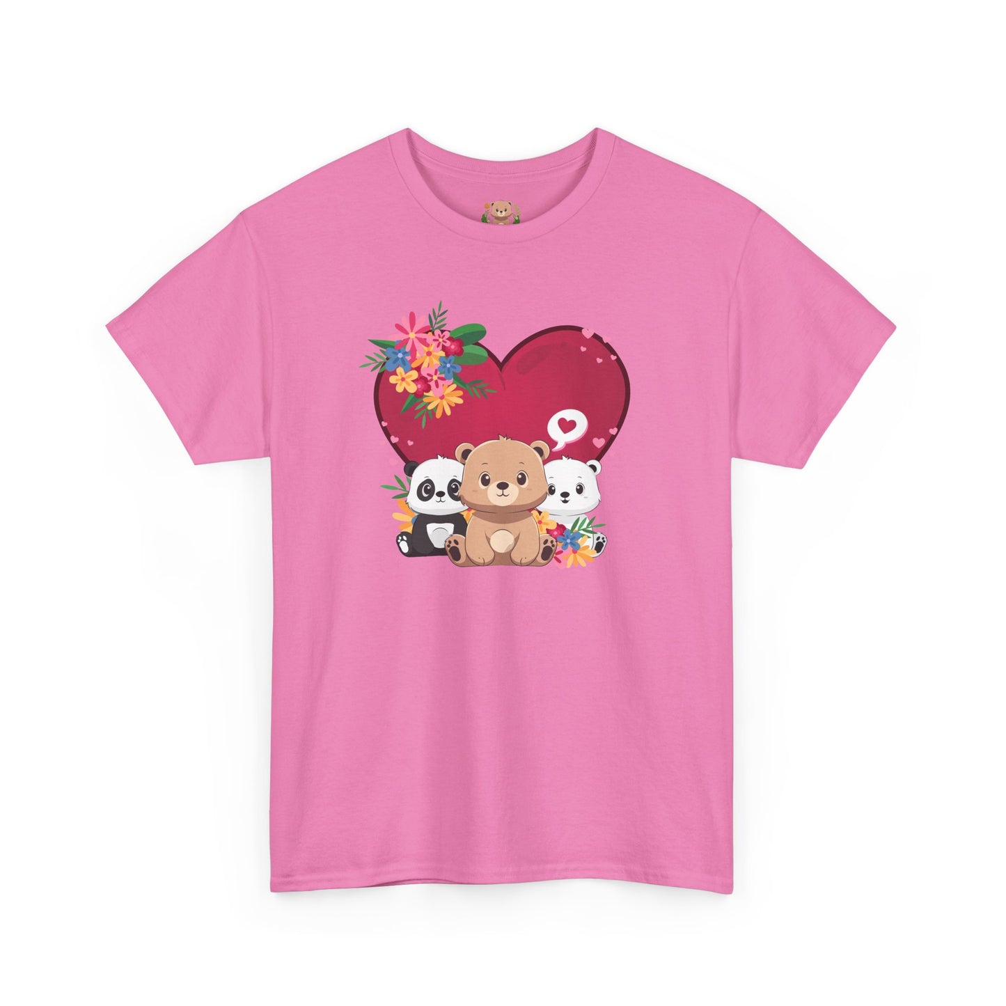 Bears full of love (front) unisex crewneck t-shirt