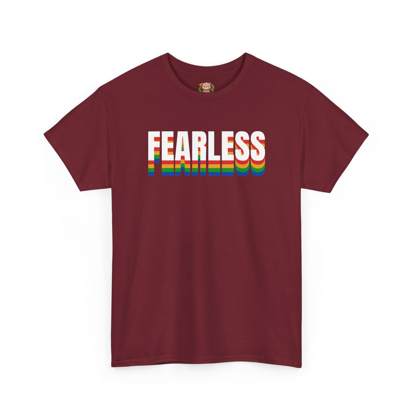 Fearless rainbow (front) unisex crewneck t-shirt