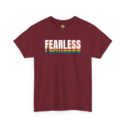 Fearless rainbow (front) unisex crewneck t-shirt