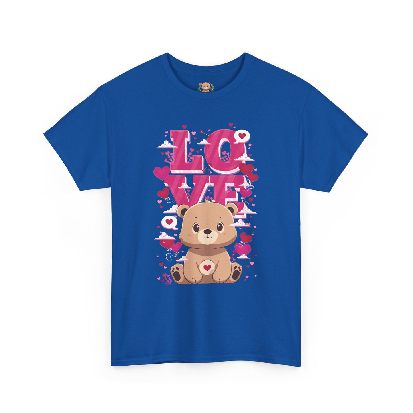 Pancha bear's love (front) unisex crewneck t-shirt