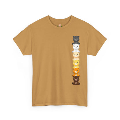 Bear flag line (front) unisex crewneck t-shirt