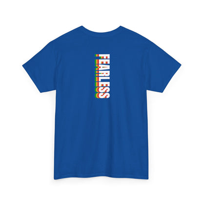 Fearless rainbow (back) unisex crewneck t-shirt