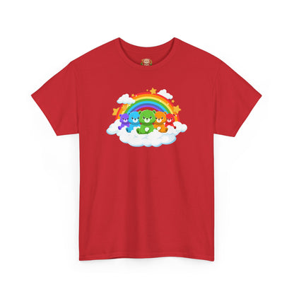 Rainbow bears in the cloud unisex crewneck t-shirt