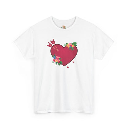 Heart full of love (front) unisex crewneck t-shirt