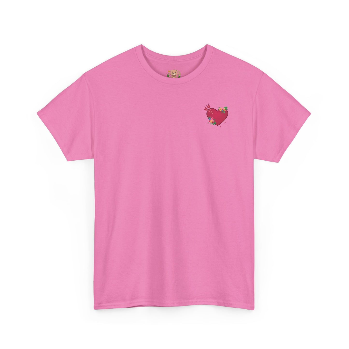 Heart full of love mini (front) unisex crewneck t-shirt