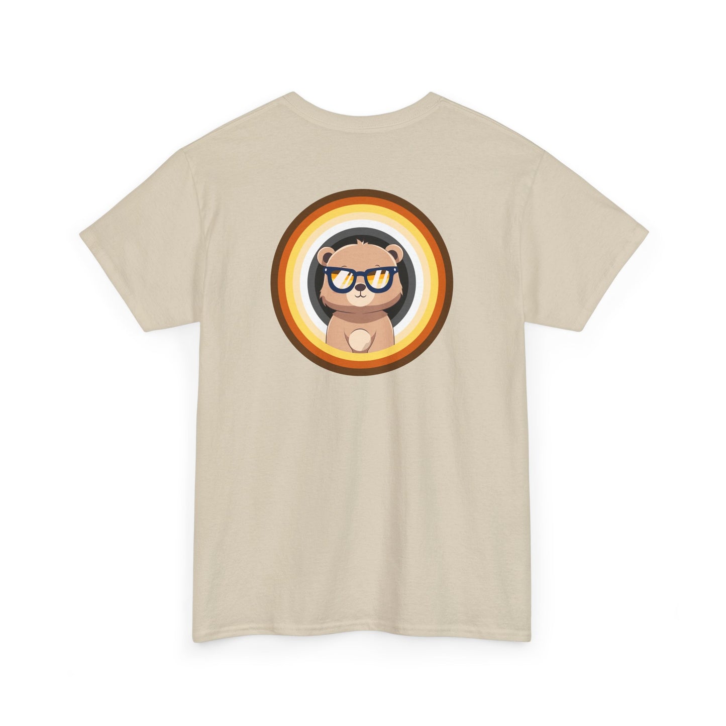 Bear flag rings Pancha (back) unisex crewneck t-shirt