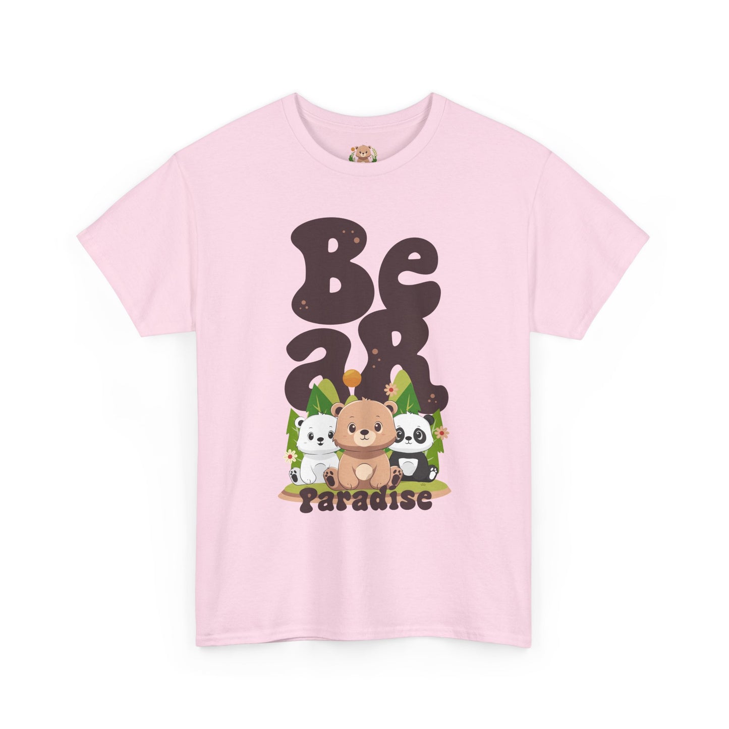Bear paradise (front) unisex crewneck t-shirt