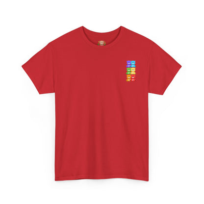 Rainbow bears mini grid unisex crewneck t-shirt