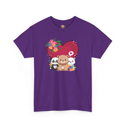 Bears full of love (front) unisex crewneck t-shirt