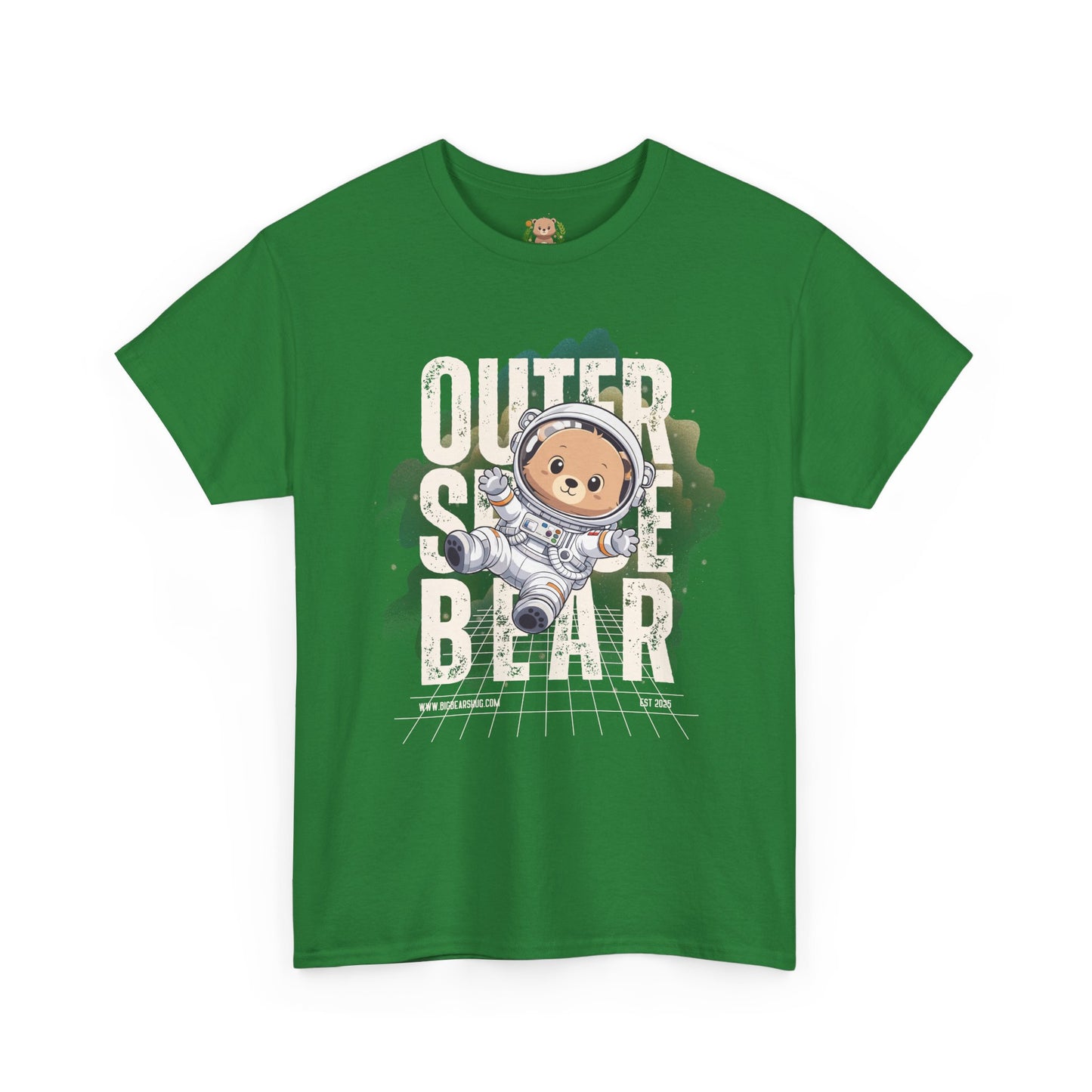 Outer space bear (front) unisex crewneck t-shirt