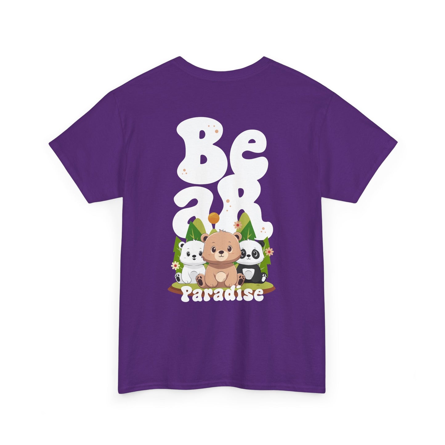 Bear paradise (back) unisex crewneck t-shirt