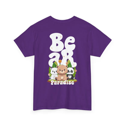 Bear paradise (back) unisex crewneck t-shirt
