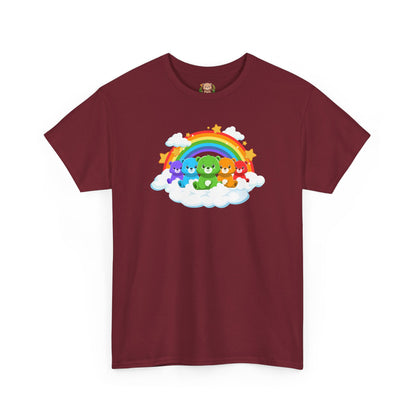 Rainbow bears in the cloud unisex crewneck t-shirt