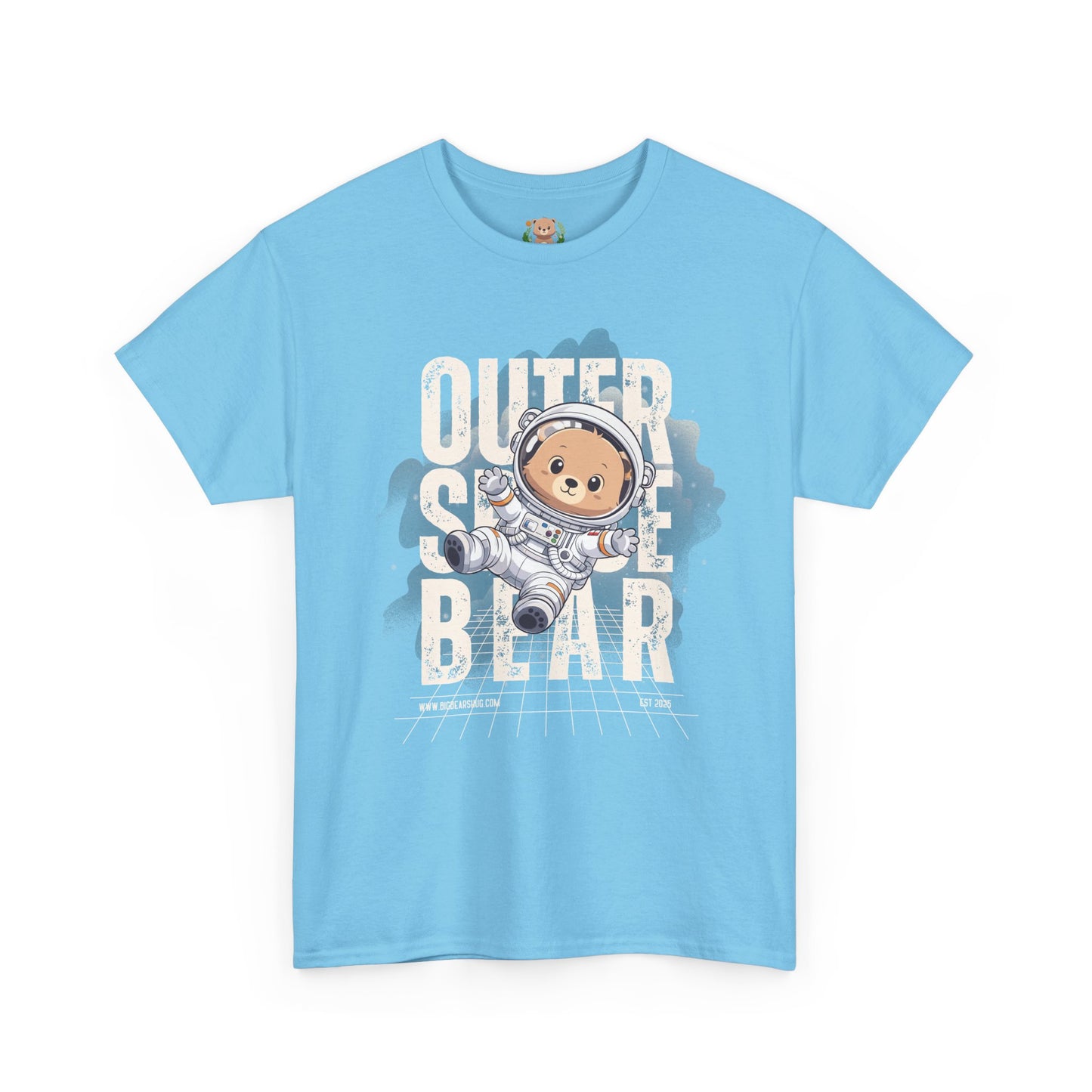 Outer space bear (front) unisex crewneck t-shirt