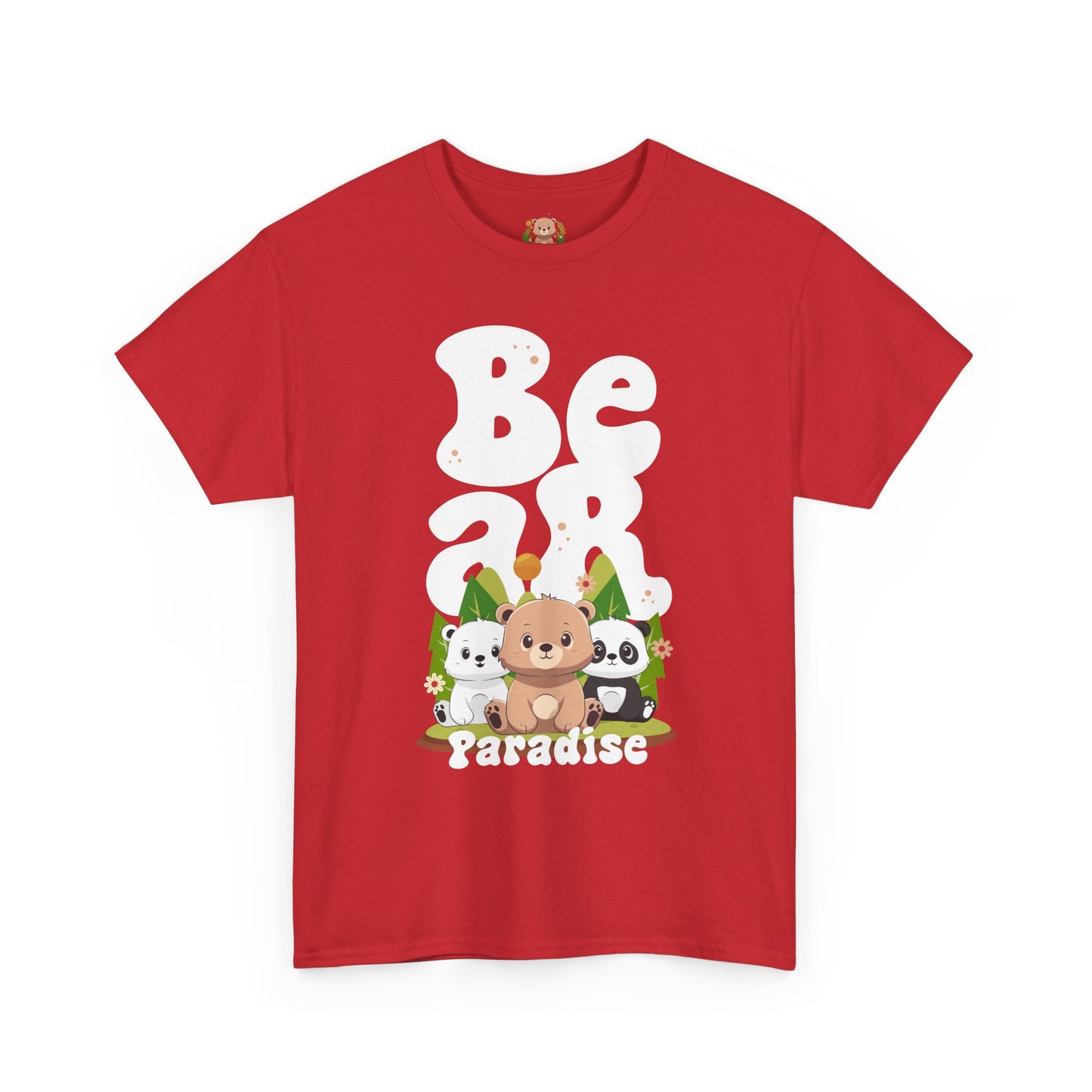 Bear paradise (front) unisex crewneck t-shirt
