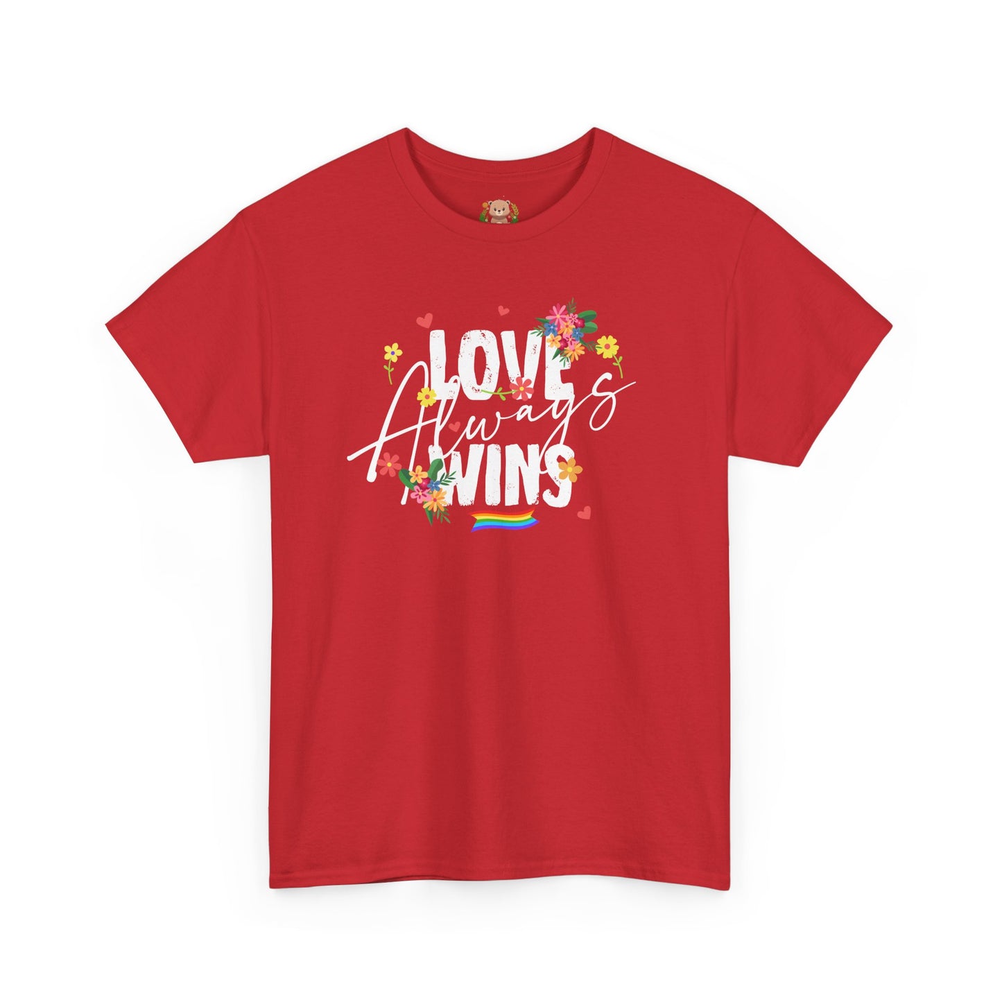 Love always wins (front) unisex crewneck t-shirt