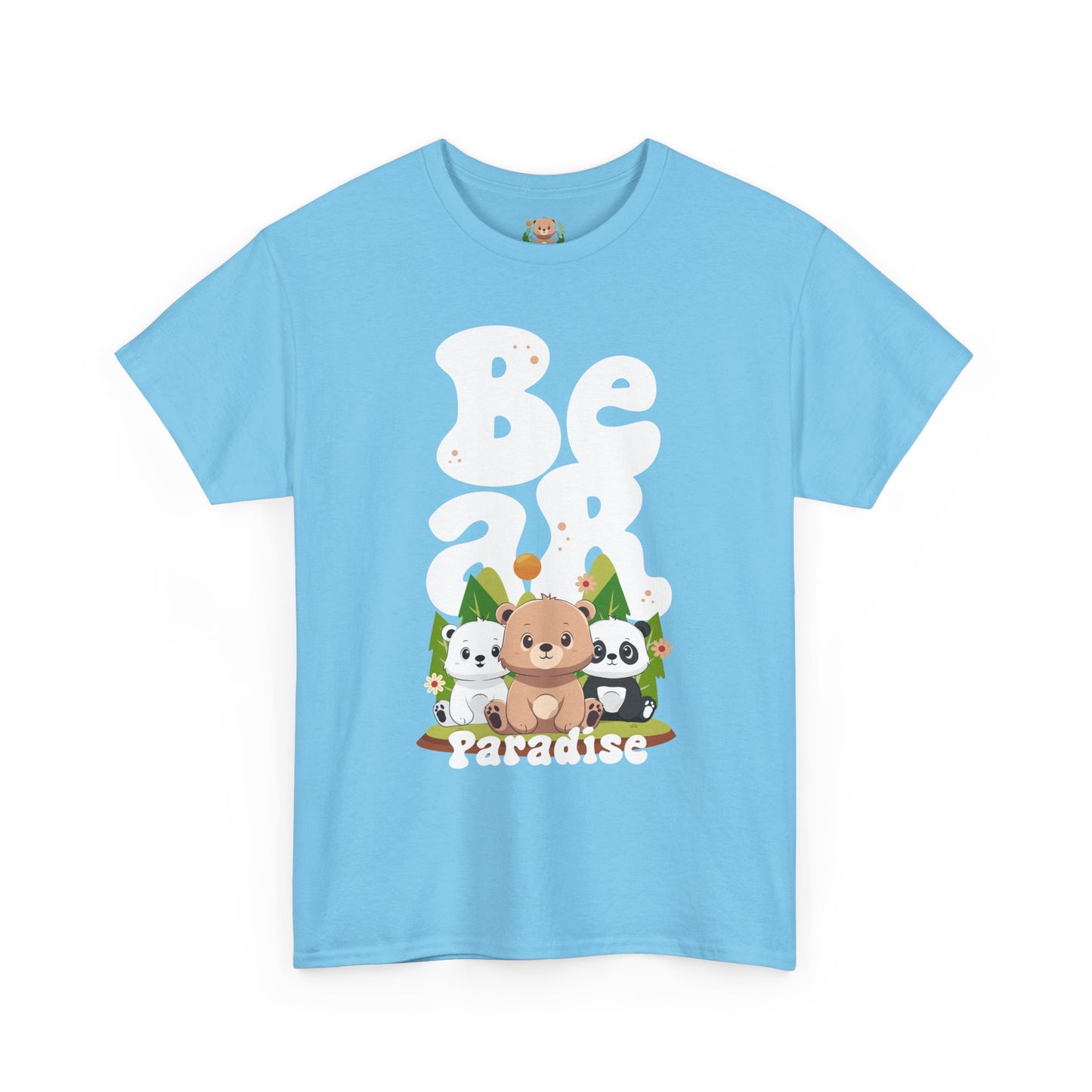 Bear paradise (front) unisex crewneck t-shirt