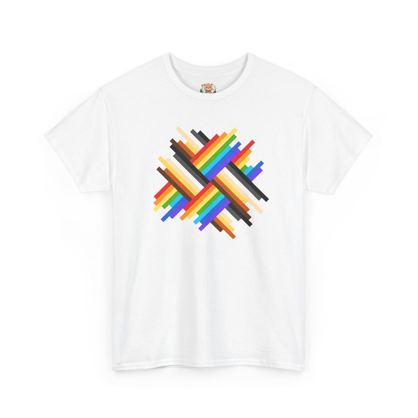 Bear and rainbow pride unisex crewneck t-shirt