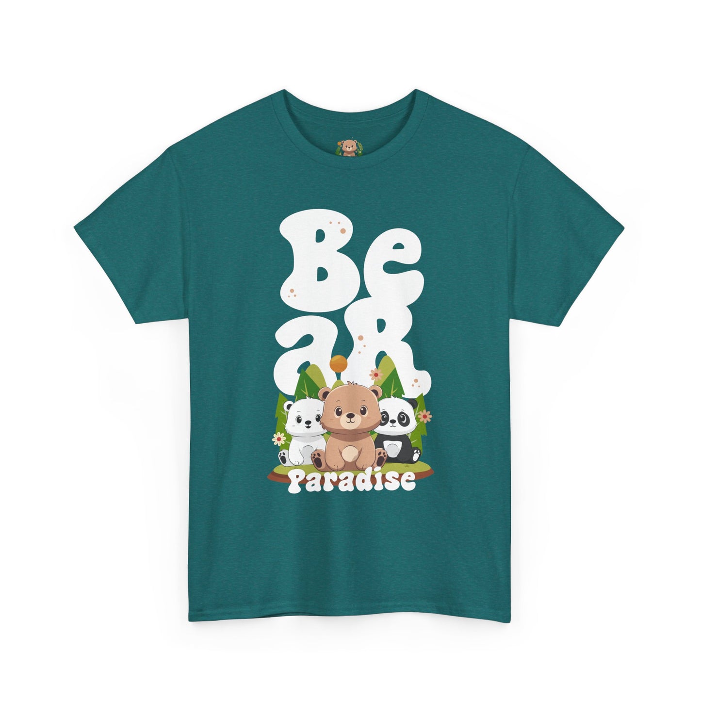 Bear paradise (front) unisex crewneck t-shirt