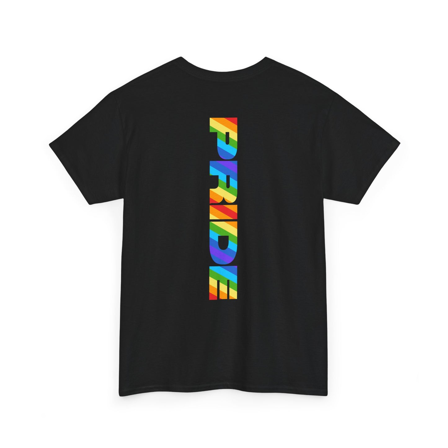 Pride rainbow (back) unisex crewneck t-shirt