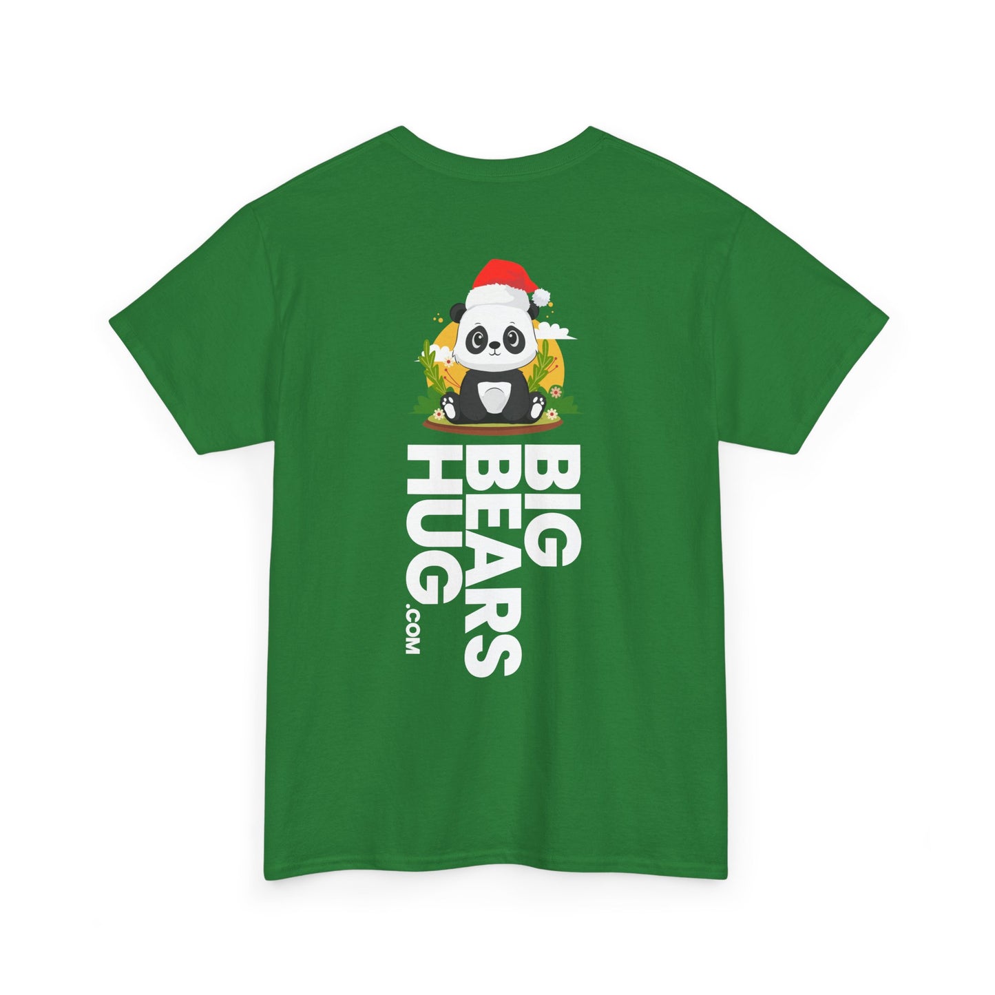 Macho bear hug (back) Christmas unisex crewneck t-shirt