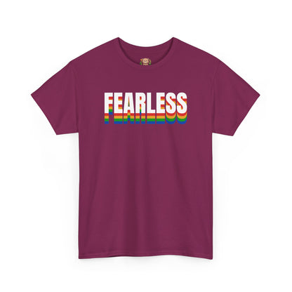 Fearless rainbow (front) unisex crewneck t-shirt