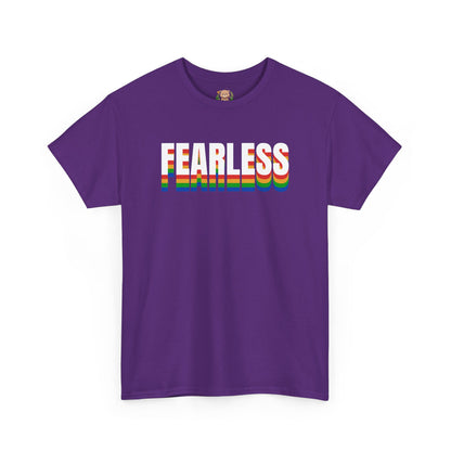 Fearless rainbow (front) unisex crewneck t-shirt