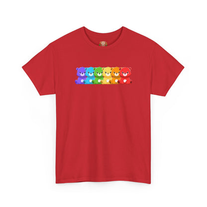 Rainbow bears hug unisex crewneck t-shirt
