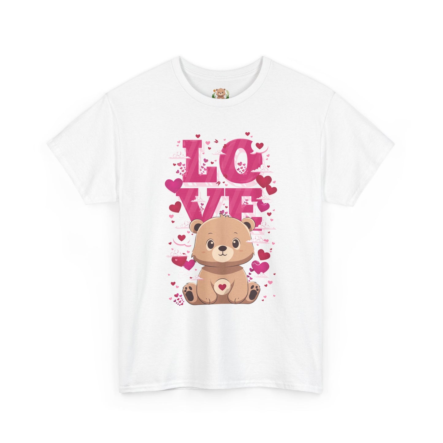 Pancha bear's love (front) unisex crewneck t-shirt