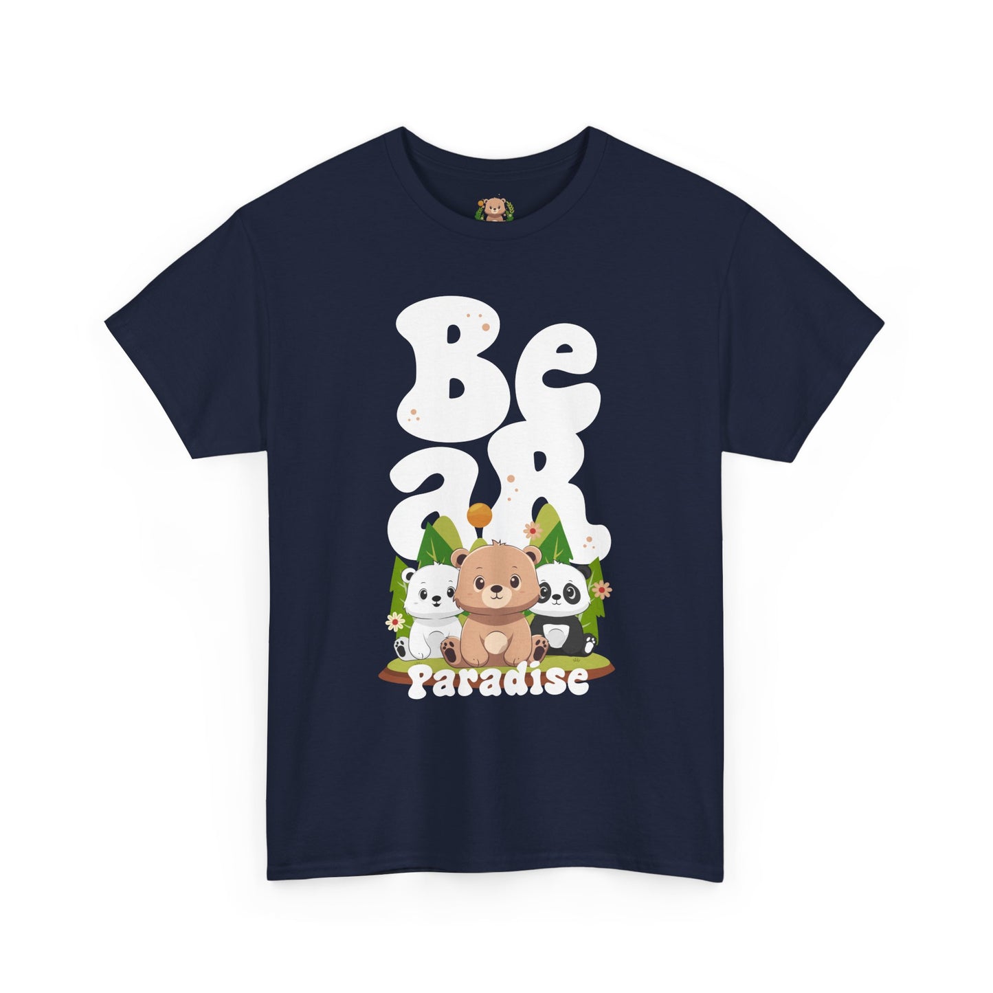 Bear paradise (front) unisex crewneck t-shirt